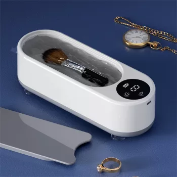450ml Portable Ultrasonic Cleaner: Jewelry, Glasses, Brushes